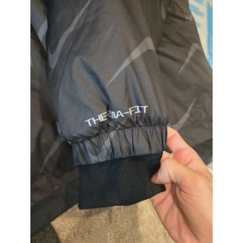Nike Icon Clash Jacket Womens 2XL Black Therma-FIT‎ DD4642-010 Big Swoosh Zip